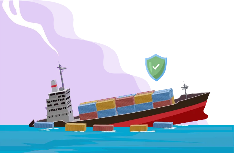 Marine open cover for international import and export shipments